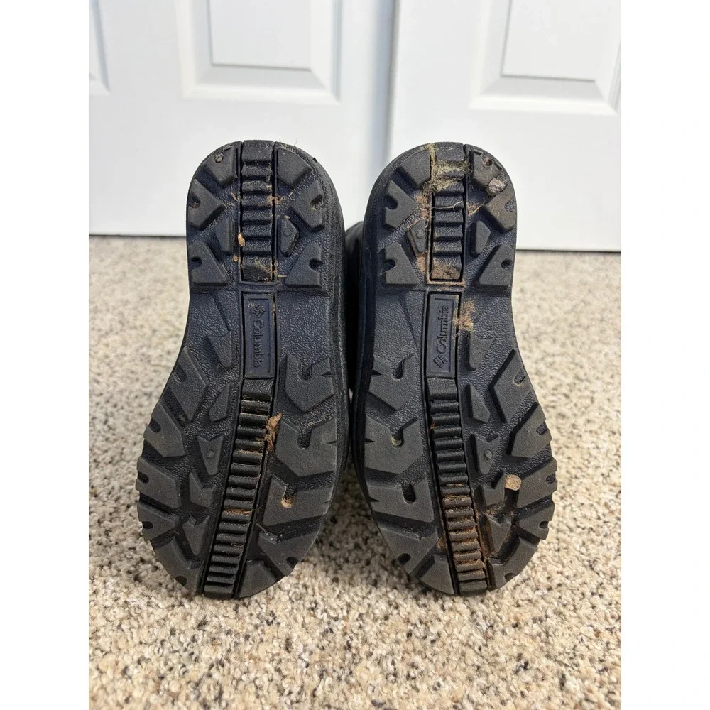 Columbia Snow Boot Boys 13 Powderbug Plus II Waterproof 400g Black Insulated